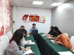 公司党支部发展上党课活动