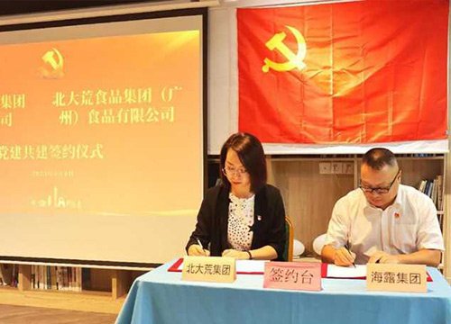 与北大荒食品集团(广州)食品有限公司党建共建